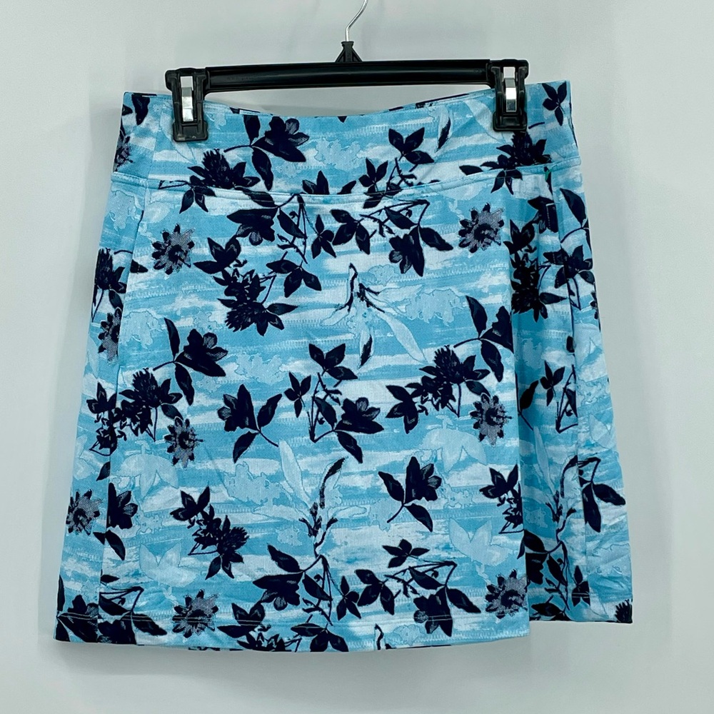 Callaway Women’s Blue Floral Print Golf Skort Sz M - Picture 2 of 7